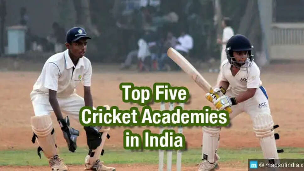 Top 5 Cricket Academies In India