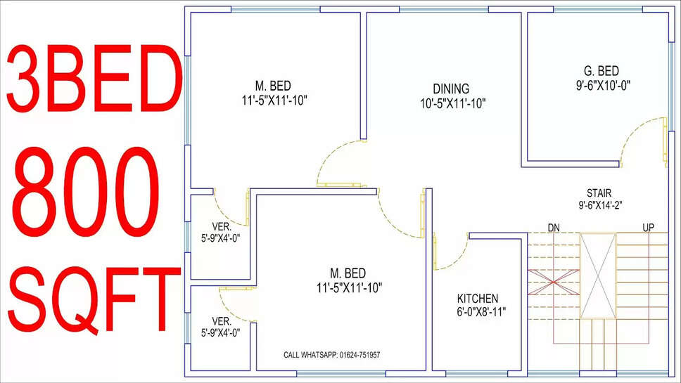 Know About 800 Square Foot House Design