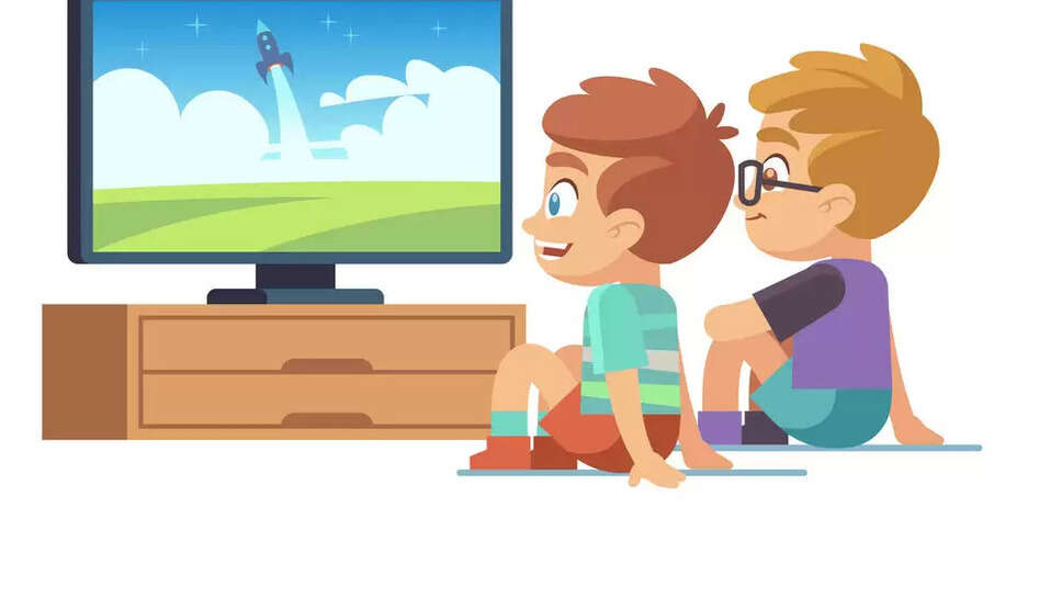 kids watching television