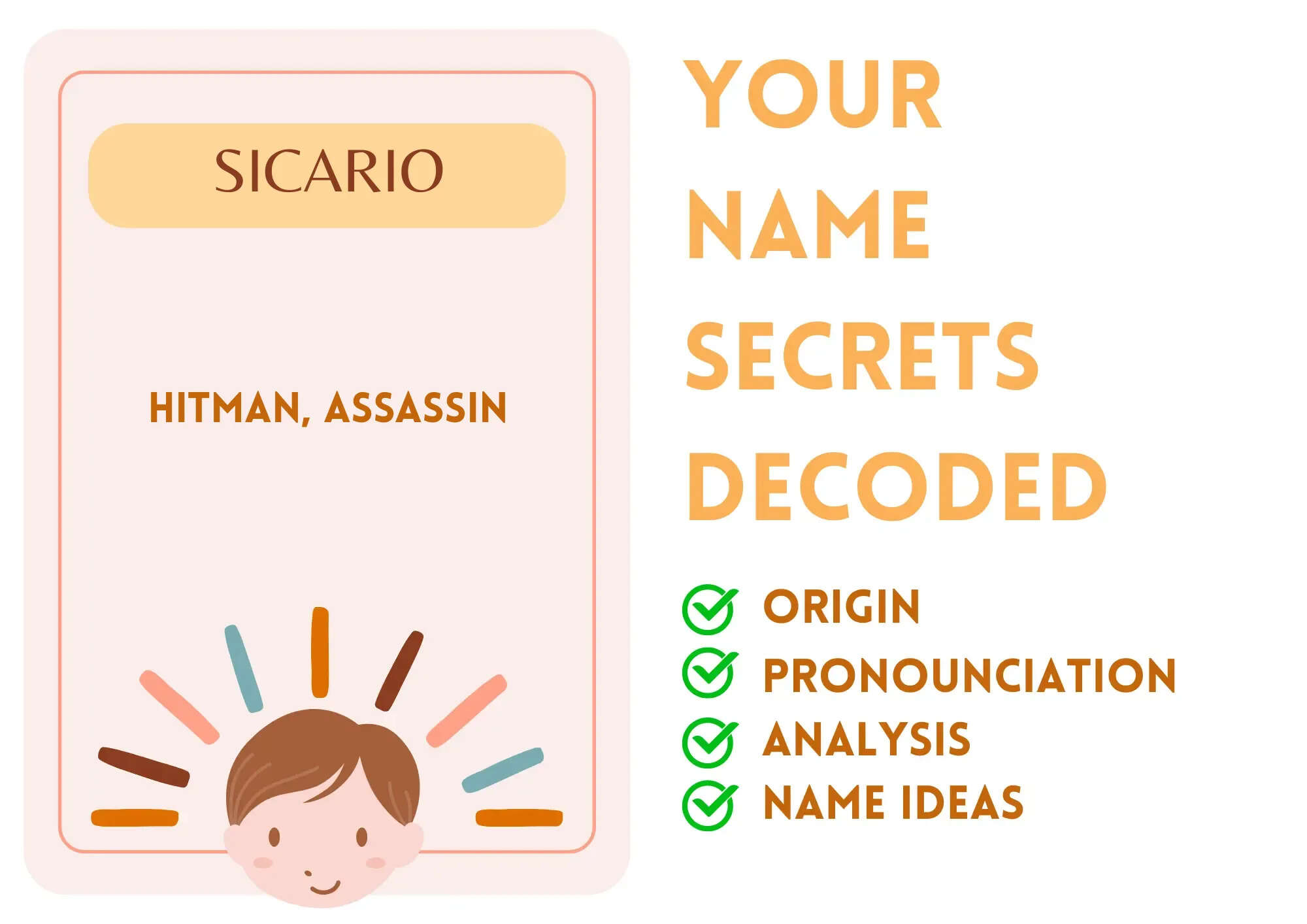 Sicario - Boy Name Meaning and Pronunciation