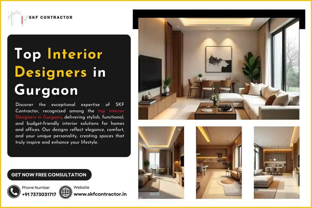 Top 10 Interior Designers in Gurgaon In 2025