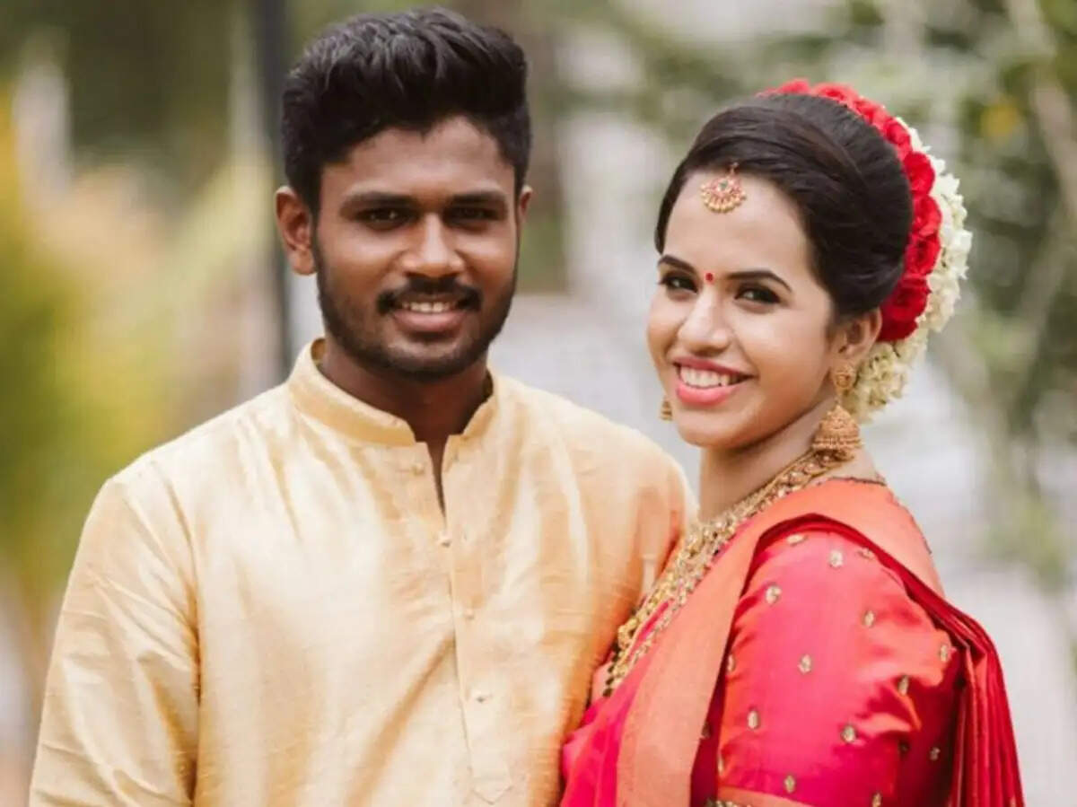 Sanju Samson's wife is Charulatha Ramesh
